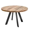 Produktbild: riess-ambiente Esstisch, Braun, Holz, Holz, Rund, 120x76x120 cm, Esszimmer, Tische, Esstische