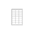 Produktbild: Avery - Adressetiketten - klar - 63,5 x 38,1 mm - 525 Etikett(en) (25 Bogen x 21) (J8560-25)