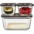 Produktbild: Caso Vakuumierbehälter VacuBoxx Eco-Set, 1177, für Lebensmittel, aus Glas, 3 teilig