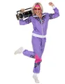 Produktbild: Widmann S.r.l. Kostüm 80er-Trainingsanzug Bad Taste 2-teilig lila-bunt