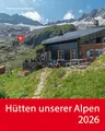 Produktbild: Wandkalender 2026 Hütten unserer Alpen 2026, Format 30,5 x 38 cm.