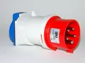 Produktbild: Adapter 16A CEE 5p Geräte Stecker auf 16 A Schuko Steckdose PCE 9433020 Export