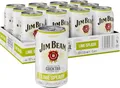 Produktbild: Jim Beam Bourbon & Lime Splash Dose | Kentucky Straight Bourbon Whiskey mit Limettenlimonade | eine perfekte Mischung | 10% Vol | Einweg, 12 x 330ml