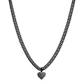 Produktbild: LIEBESKIND Halskette Broken Heart Edelstahl IP Black