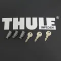 Produktbild: Thule 3x Ersatzschlüssel +Schloß Stahl N051 für Dachträger Boxen Fahrradträger