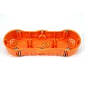 Produktbild: Pawbol Hohlwanddose 3-fach Schalterdose Abzweigdose Hohlraumdose Ø 60 x 45 mm, IP20, orange