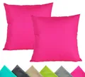 Produktbild: JACK Kissenbezüge 2er Set 40x40cm Outdoor Wasserfest, (2 Stück), 2x Kissenhülle, strapazierfähig, wasserabweisend, Innen & Außen