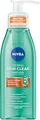 Produktbild: NIVEA Derma Skin Clear Waschgel, Cleanser für ein sichtbar verbessertes Hautbild, effektive Gesichtsreinigung für unreine Haut mit Salicylsäure & Niacinamid (150 ml)