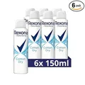 Produktbild: Rexona Deospray Cotton Dry Anti-Transpirant Deo Damen Frauen 6 x 150 ml 6er Pack
