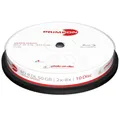Produktbild: kQ PRIMEON Rohlinge Blu-ray BD-R DL 50 GB 8x bedruckbar photo-on-disc 10 Stk.