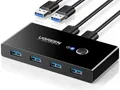 Produktbild: UGREEN USB 3.0 Sharing Switch Box 30768B Umschalter für 2 Computer