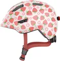 Produktbild: Abus 67707 Kinderhelm - SMILEY 3.0 LED ROSE STRAWBERRY M