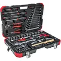 Produktbild: GEDORE-Red Werkzeugkoffer Steckschlüssel R46003100, 100-teilig, im Kunststoff Klappkoffer, 1/4+1/2Zoll