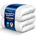 Produktbild: John Cotton New Way Bettdecke 135x200 - Innovativ & Atmungsaktive Steppdecke für Allergiker | Oeko-Test Zertifiziert Bettdecken | Weiche Microfaser Schlafdecke | Ganzjahresdecke 135 x 200 cm