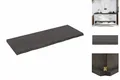Produktbild: Waschtischplatte Dunkelgrau 160x60x6 Cm Massivholz Behandelt