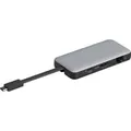 Produktbild: 7-Port Travel Docking Station, Dockingstation grau/schwarz, USB-C