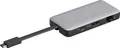 Produktbild: Digitus USB-C Dockingstation DA-70916 inkl. Ladefunktion, integrierter Kartenleser, USB-C Power Delivery