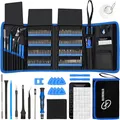Produktbild: Elektronik-Präzisionsschraubendreher-Sets 142-teilig mit 120 Bits Magnetisches