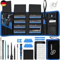 Produktbild: STREBITO Elektronik-Präzisionsschraubendreher-Sets 142-teilig mit 120 Bits