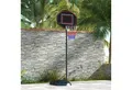 Produktbild: SPORTNOW Basketballständer 170-230 cm Höhenverstellbar, mit Bruchsicherer Rückwand und Rädern (Basketballanlage, 1-St., Basketballkorb mit Ständer), für Erwachsene, Stahl, Schwarz