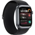 Produktbild: Watch D2 (Luca-B19), Smartwatch schwarz, schwarzes Fluorelastomer-Armband