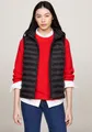 Produktbild: Tommy Hilfiger Steppweste LW PADDED GLOBAL STRIPE VEST (Global Serie TH WOMEN) abnehmbare Kapuze, Übergangsweste