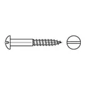 Produktbild: DIN 96 Halbrund-Holzschraube 6x20 Messing blank Schlitz, 200 Stück