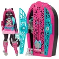 Produktbild: Mattel® Anziehpuppe Catty Noir Spiel-Set & Kleiderschrank Puppe Monster High JBG82 bunt