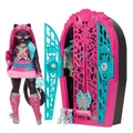 Produktbild: Monster High Verborgene Schätze Catty Puppe Offene Verpackung JBG82 Deutsch 2025