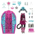Produktbild: Monster High Puppe Skulltimate Secrets Catty Noir