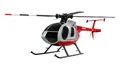 Produktbild: Amewi Hughes MD500 Helikopter Zivil 4-Kanal 6G RTF rot/hellgrau RC ferngesteuert