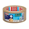 Produktbild: tesa Verpackungsklebeband Leise abrollbar tesapack Paper Ultra Strong Braun 50 mm (B) x 25 m (L) Packpapier, Synthetisches Gummi