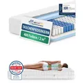 Produktbild: AM Qualitätsmatratzen Taschenfederkernmatratze, Weiß, Textil, Uni, H3, Füllung: Taschenfederkern, Rechteckig, 130x200 cm, Oeko-Tex® Standard 100, Bezug rundum abnehmbar, Schlafzimmer, Matratzen Shop, Matratzen, Taschenfederkernmatratzen