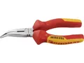 Produktbild: PROMAT  Flachrundzange  Länge 160 mm 40° gewinkelt VDE Mehrkomponenten-Hüllen