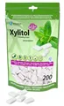 Produktbild: miradent Xylitol Zahnpflegekaugummi Vorteilspackung 200 Stück | Spearmint | erfrischender Geschmack | zuckerfrei | vegan | kariespräventiv | für unterwegs