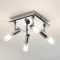 Produktbild: Deckenleuchte Lindby, Zela, dimmbar, Metallisch, für Badezimmer, Metall, Modern - 32 - 32 - 11