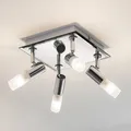 Produktbild: Lindby Deckenlampe 'Zela' (spritzwassergeschützt (Modern) in Chrom aus Metall (4