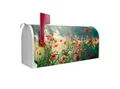 Produktbild: banjado Amerikanischer Briefkasten Mailbox Waldmohn (Amerikanischer Briefkasten, original aus Mississippi USA), 22 x 17 x 51 cm