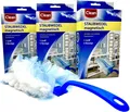 Produktbild: 3x  Staubwedel magnetisch Staubtuch Staubfänger Staubwischer 3 Griffe 15 Bezüge