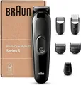 Produktbild: BRAUN ALLinONE RASIERER UND TRIMMER SERIE 3 5531 FÜR KÖRPER UND BART AUFSÄTZEN