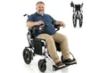 Produktbild: Vankel Elektrorollstuhl klappbar leicht elektr Rollstuhl 500W max.150 kg Sitzbebreitung 50cm, mit 360°-Joystick, 12° Steigfähigkeit & Anti-Kipp-Rädern