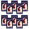 Produktbild: Henna Mahagonirot - natürliche Pflanzenhaarfarbe - tiefrotes Haar - 10St. á 90g