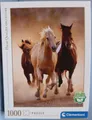 Produktbild: 25960. Pferde Puzzle  Running Horses   1000 Teile   Clementoni