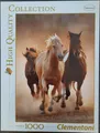 Produktbild: Galoppierende Pferde Puzzle 1000 Teile-Clementoni-NEU&OVP