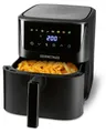 Produktbild: GOURMETmaxx Heißluftfritteuse 6,5 L | 1600 W | 80 - 200 °C | Digitales LED-Touchdisplay & Timer | Schwarz **