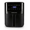 Produktbild: Gourmetmaxx HEIßLUFTFRITTEUSE GOURMETmaxx, Schwarz, Metall, Kunststoff, 6,5 L, 28.6x33.5x39 cm, CE, antihaftbeschichteter Innenbehälter, Temperaturanzeige, Betriebsanzeige, Timer, Heißlufttechnologie, Kontrollleuchte, Touchscreen, Küchengeräte, Heißluftfritteusen