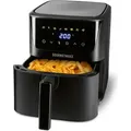 Produktbild: GOURMETmaxx Heißluftfritteuse 6,5 L | 1600 W | 80 - 200 °C | Digitales LED-Touchdisplay & Timer | Schwarz ** - Schwarz