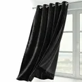 Produktbild: Samt Vorhang Ösen Verdunkelung Gardine Velvet Blickdicht, 140x145 cm Breite 1...