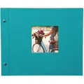 Produktbild: goldbuch Schraubalbum Bella Vista 30x25 40 schwarze Seiten türkis 1 Stück