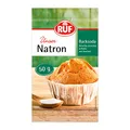 Produktbild: RUF Natron, Back-Soda, Alleskönner als Backtriebmittel, zum Binden von Säure, zum Entkalken und zur Verwendung in Haushalt, Kosmetik und Bad, 1x50g